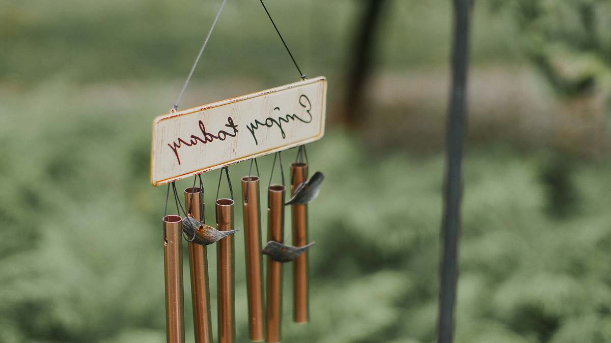 united states brown and gray wine chime with enjoy today text grey